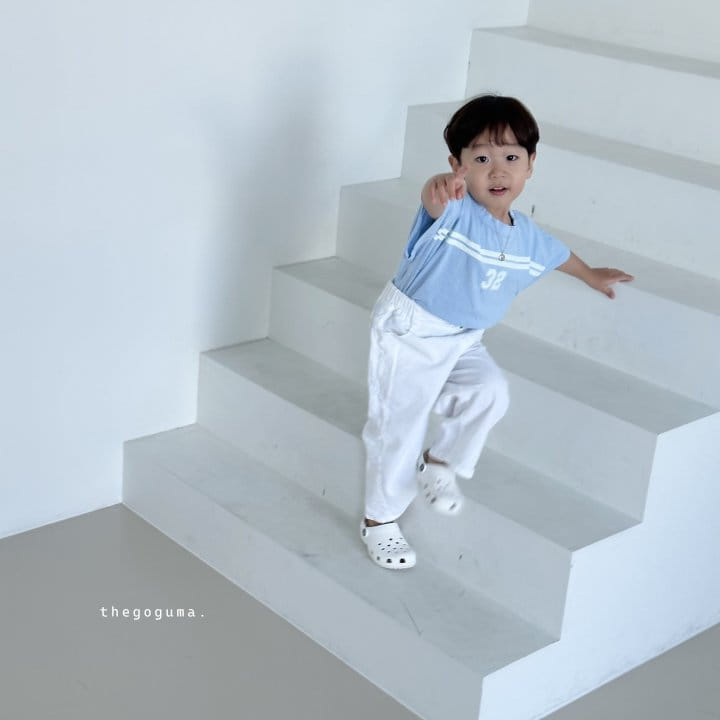 Thegoguma - Korean Children Fashion - #kidsshorts - Comfortable Fit Denim Pants - 4