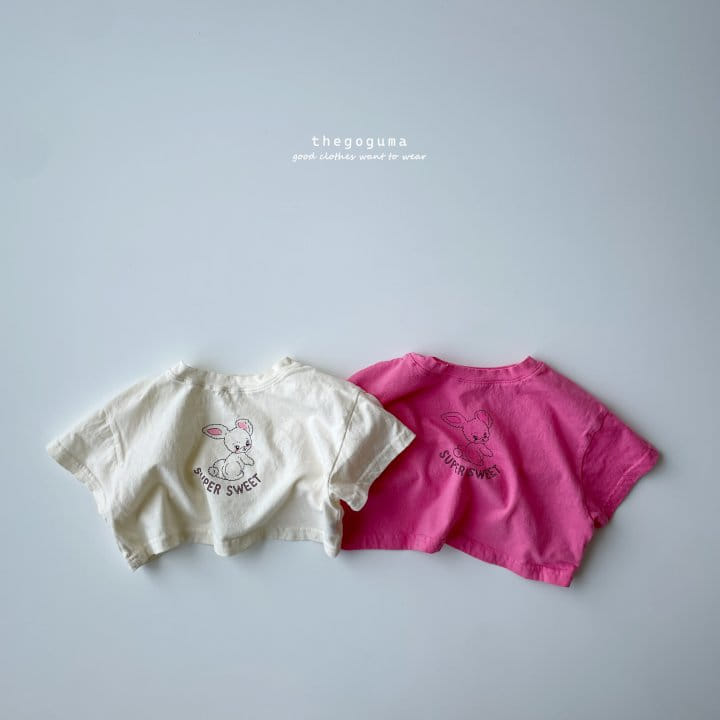 Thegoguma - Korean Children Fashion - #kidsstore - Sweet Rabbit Tee