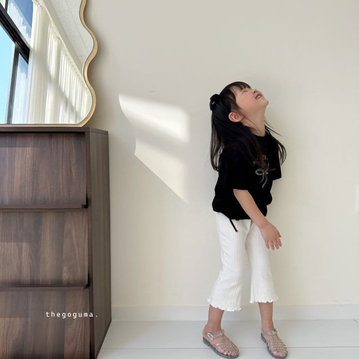 Thegoguma - Korean Children Fashion - #kidzfashiontrend - Rose Ribbon Tee - 3