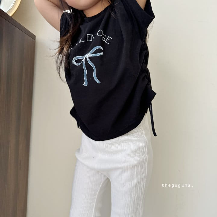 Thegoguma - Korean Children Fashion - #prettylittlegirls - Rose Ribbon Tee - 8