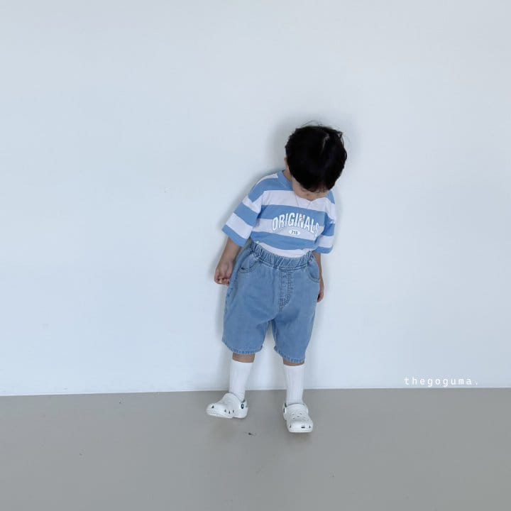 Thegoguma - Korean Children Fashion - #stylishchildhood - Denim Shorts - 5