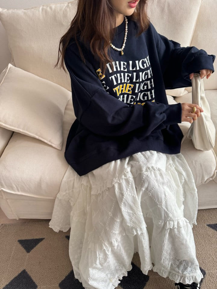 There's - Korean Women Fashion - #thatsdarling - Light Sweatshirt - 2