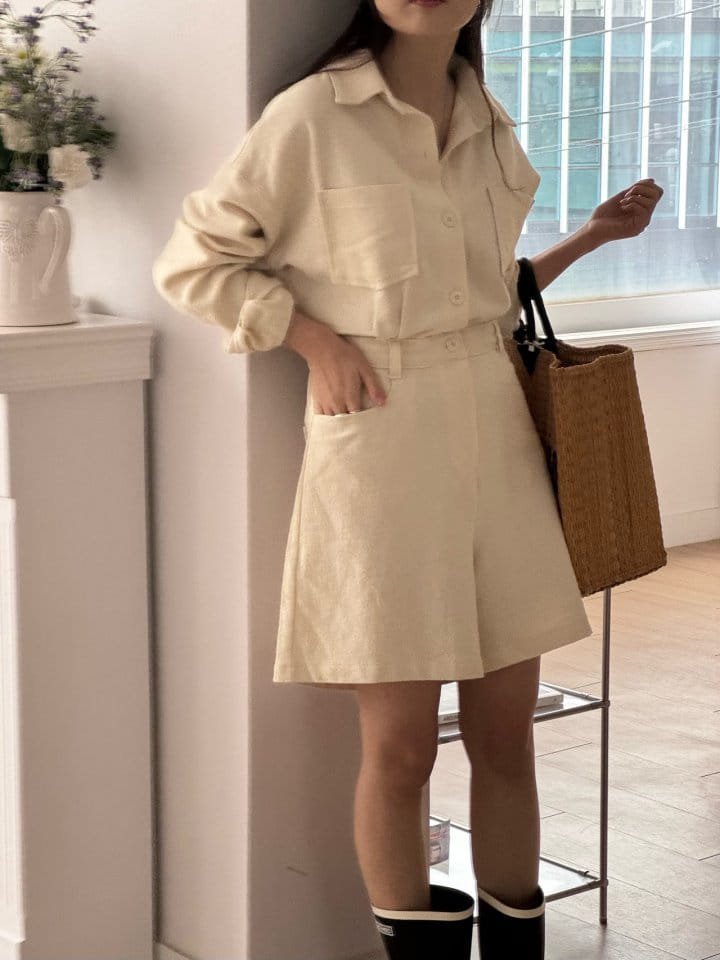 There's - Korean Women Fashion - #womensfashion - Gabardine Jump Suit