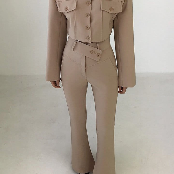 Twomoon - Korean Women Fashion - #momslook - Lucys Crop Jacket - 8