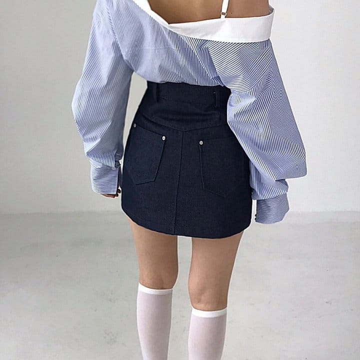 Twomoon - Korean Women Fashion - #momslook - Raven Skirt - 3