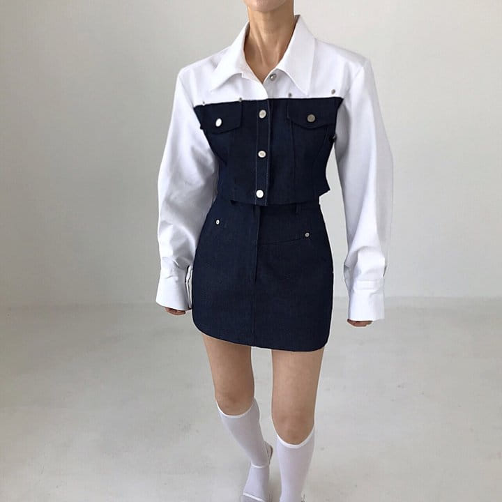Twomoon - Korean Women Fashion - #momslook - Raven Skirt - 5