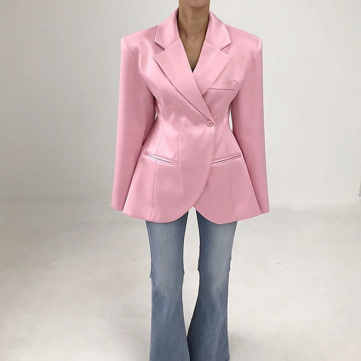 Twomoon - Korean Women Fashion - #momslook - Glow Shatin Jakcket - 3