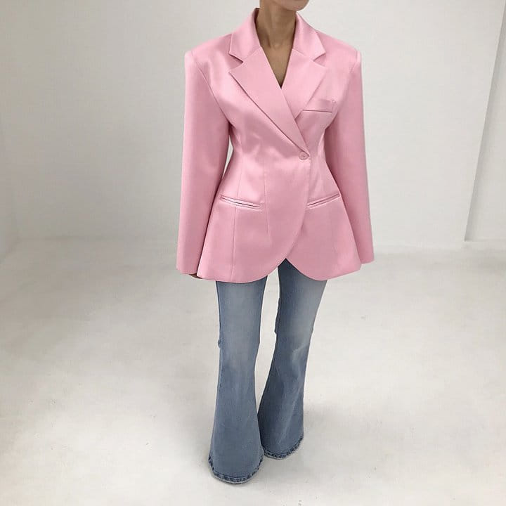 Twomoon - Korean Women Fashion - #momslook - Glow Shatin Jakcket - 5