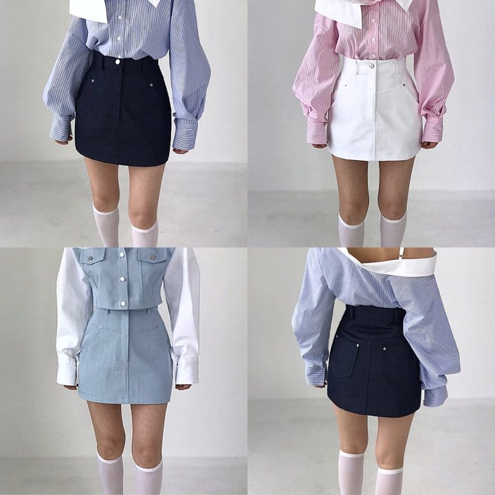 Twomoon - Korean Women Fashion - #thatsdarling - Raven Skirt