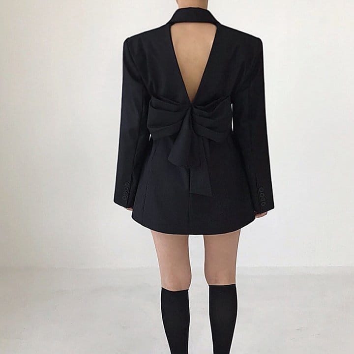 Twomoon - Korean Women Fashion - #thelittlethings - Daniel Bow Jacket