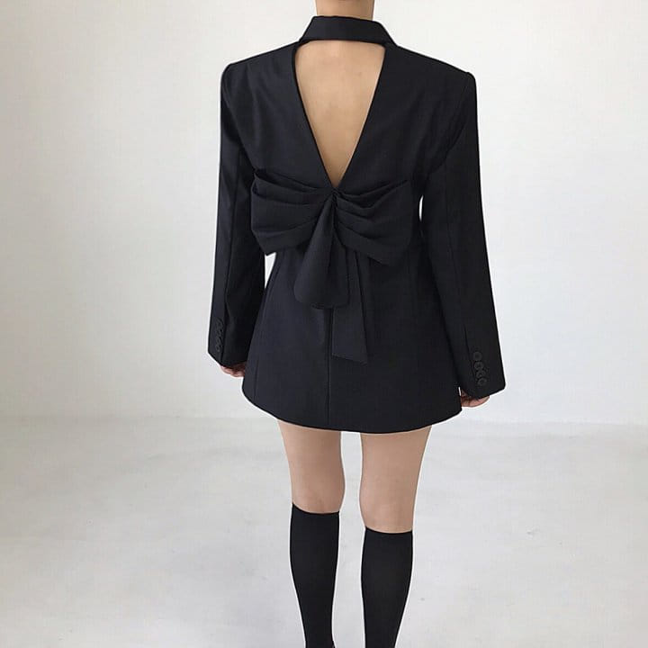 Twomoon - Korean Women Fashion - #womensfashion - Daniel Bow Jacket - 3