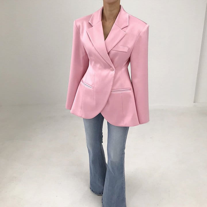 Twomoon - Korean Women Fashion - #momslook - Glow Shatin Jakcket - 4