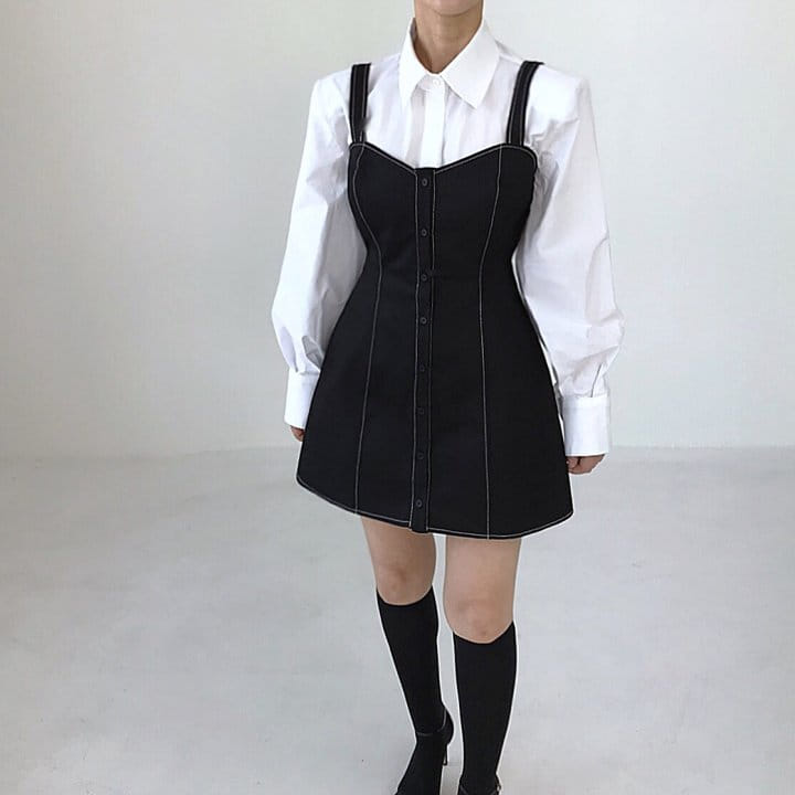 Twomoon - Korean Women Fashion - #momslook - Fiona One-Piece - 4