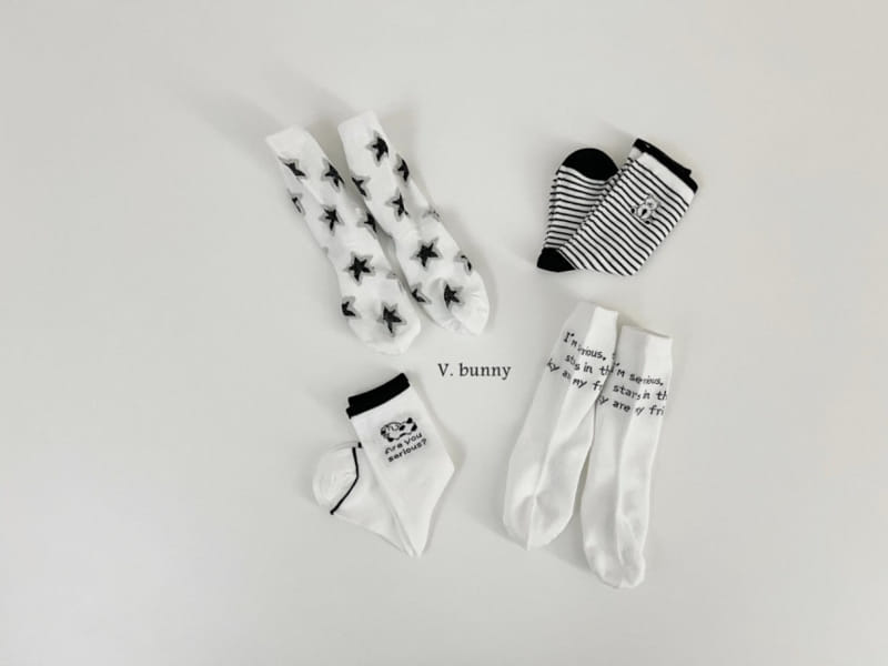 V Bunny - Korean Children Fashion - #Kfashion4kids - Star Star Socks Set - 10