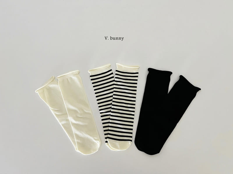 V Bunny - Korean Children Fashion - #Kfashion4kids - Roller Socks Set - 11