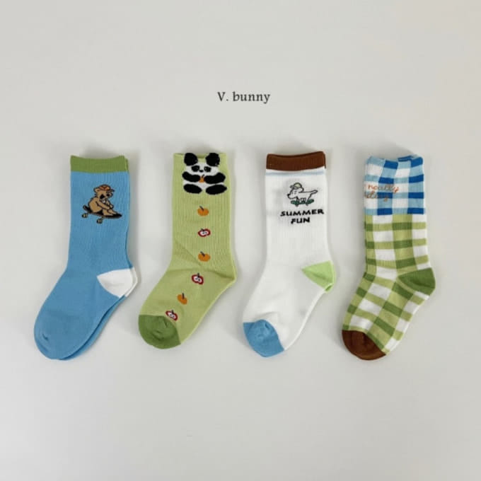 V Bunny - Korean Children Fashion - #childofig - Skate Socsk Set