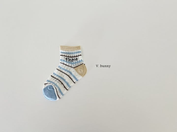 V Bunny - Korean Children Fashion - #childofig - Before Socks Set - 4