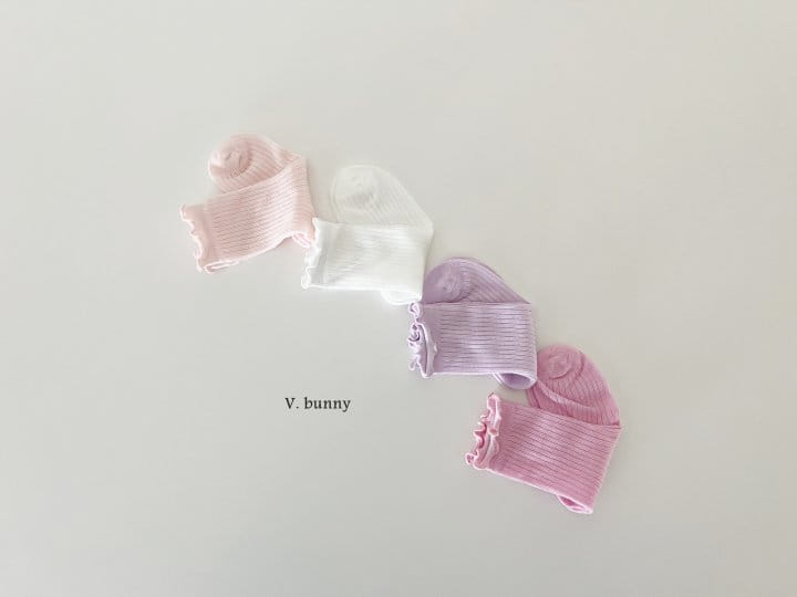 V Bunny - Korean Children Fashion - #designkidswear - Macarron Socks Set - 8