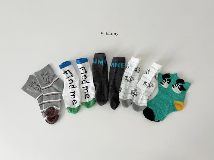 V Bunny - Korean Children Fashion - #discoveringself - Summer Socks Set - 9