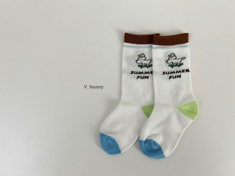 V Bunny - Korean Children Fashion - #kidsshorts - Skate Socsk Set - 6