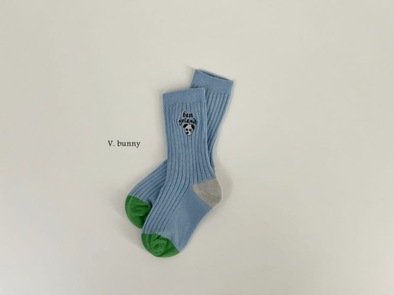V Bunny - Korean Children Fashion - #kidsshorts - Puppy Socks Set - 5