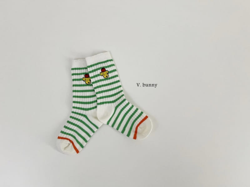 V Bunny - Korean Children Fashion - #kidsstore - Puppy Socks Set - 6
