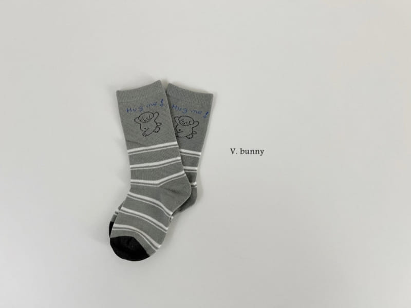 V Bunny - Korean Children Fashion - #kidzfashiontrend - Hug Me Socks Set - 5