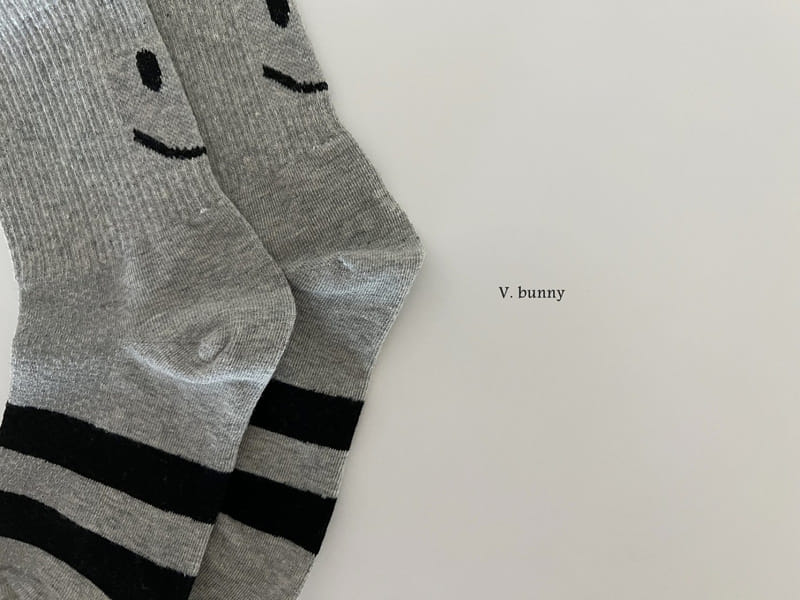 V Bunny - Korean Children Fashion - #kidzfashiontrend - ST Smile Socks Set - 9