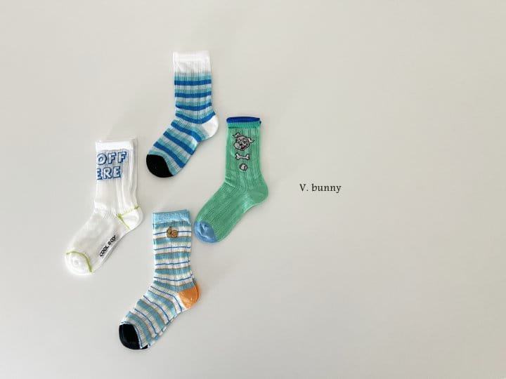 V Bunny - Korean Children Fashion - #littlefashionista - Snail Socks Set - 9