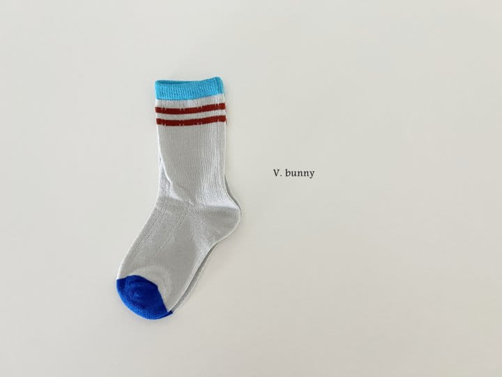 V Bunny - Korean Children Fashion - #littlefashionista - Catch Socks Set - 3