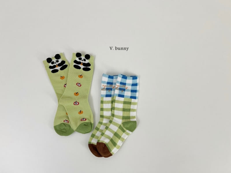 V Bunny - Korean Children Fashion - #magicofchildhood - Skate Socsk Set - 11