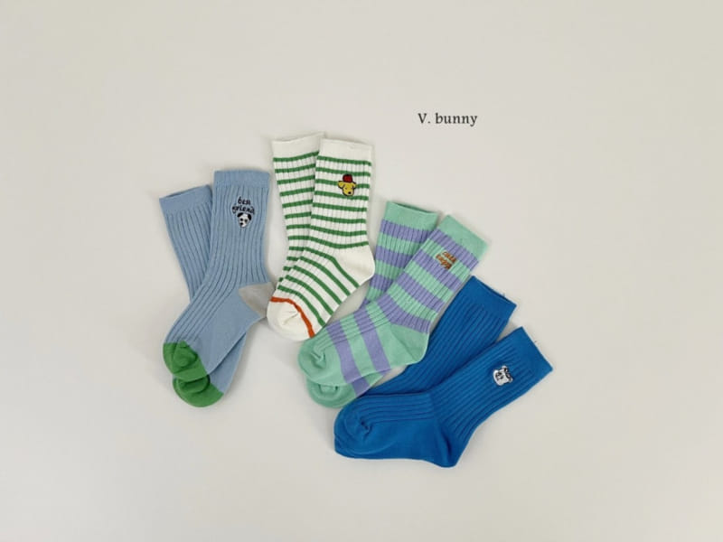 V Bunny - Korean Children Fashion - #magicofchildhood - Puppy Socks Set - 10