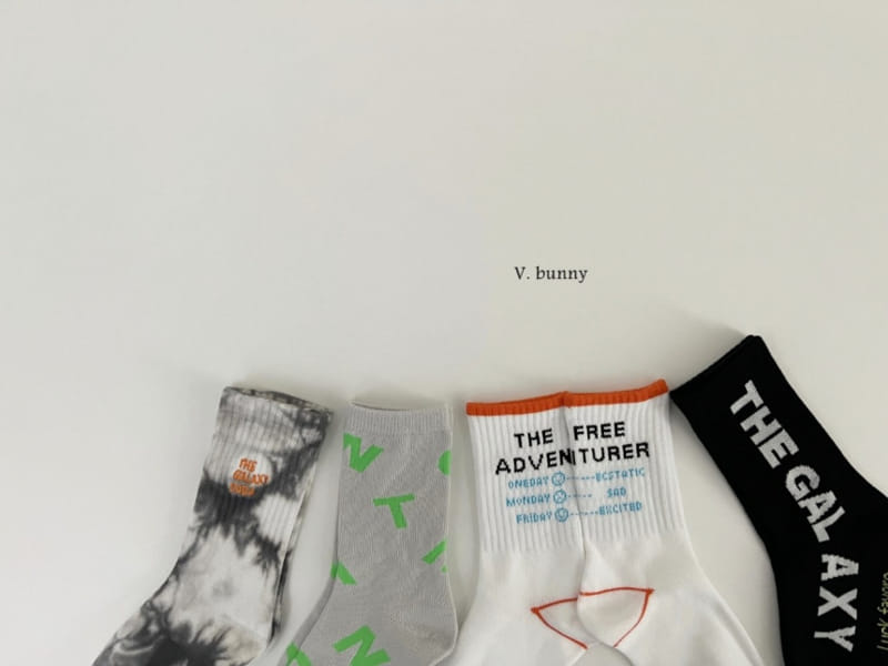 V Bunny - Korean Children Fashion - #magicofchildhood - Galaxy Socks Set - 9