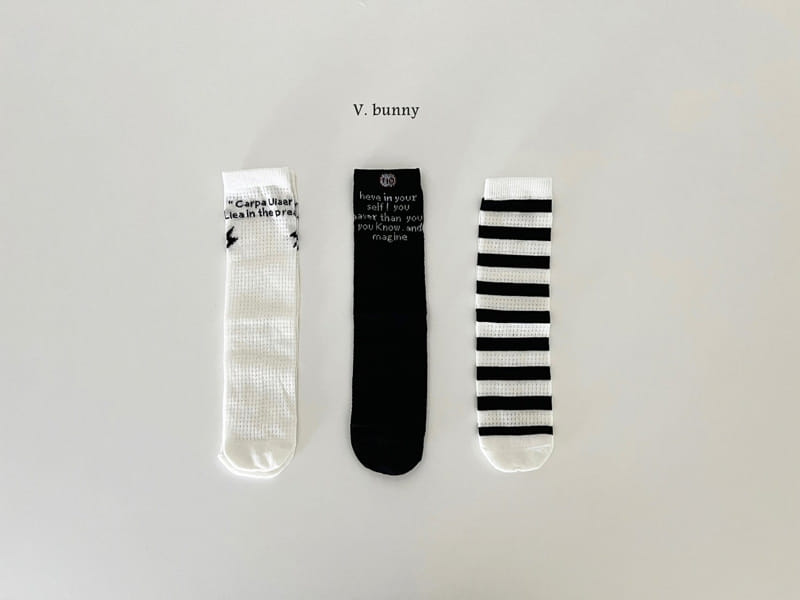 V Bunny - Korean Children Fashion - #magicofchildhood - Thunderbolt Socks Set