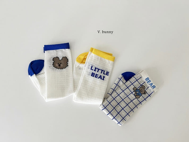 V Bunny - Korean Children Fashion - #minifashionista - Bay Socks Set - 3