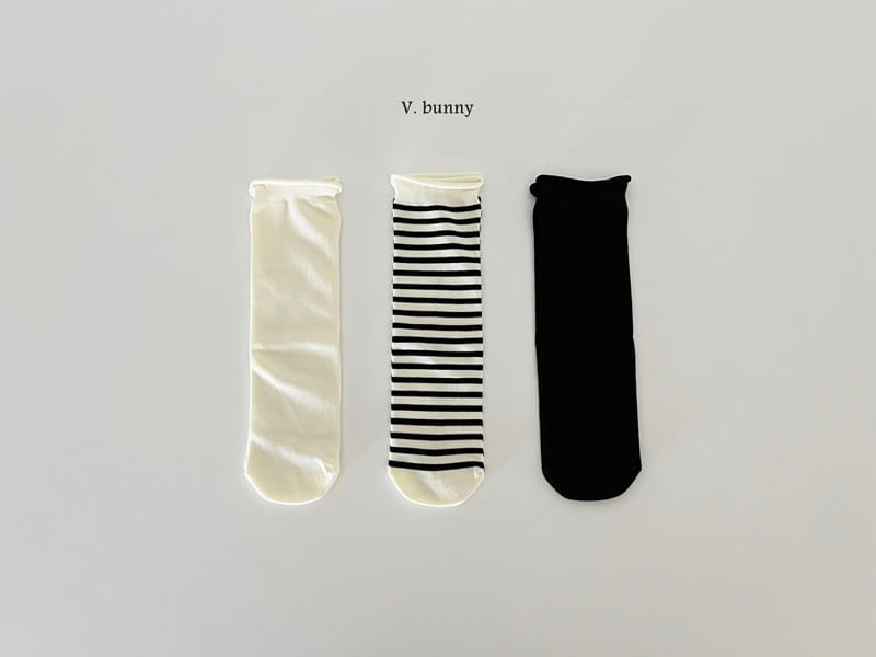 V Bunny - Korean Children Fashion - #stylishchildhood - Roller Socks Set - 2