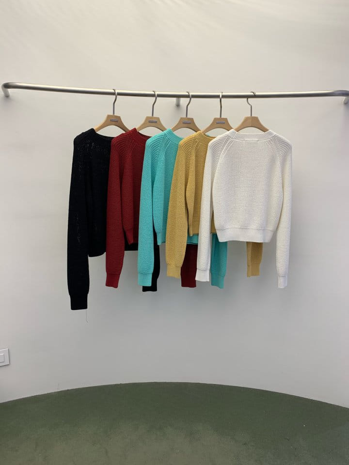 Wida - Korean Women Fashion - #momslook - Mate Round Knit - 2