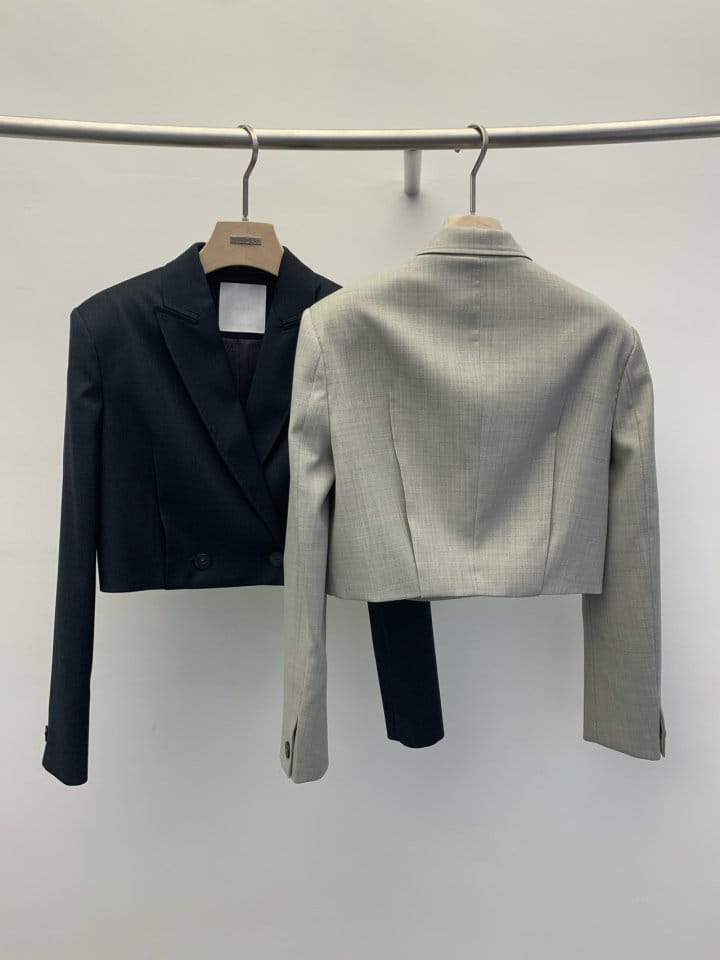Wida - Korean Women Fashion - #momslook - Kerry Crop Jacket - 2
