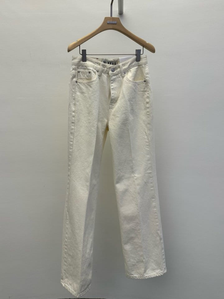 Wida - Korean Women Fashion - #momslook - C Straight Pants