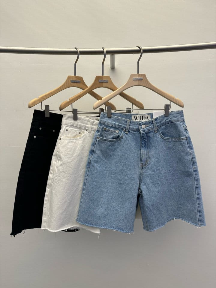Wida - Korean Women Fashion - #thatsdarling - Denim Shorts  - 2