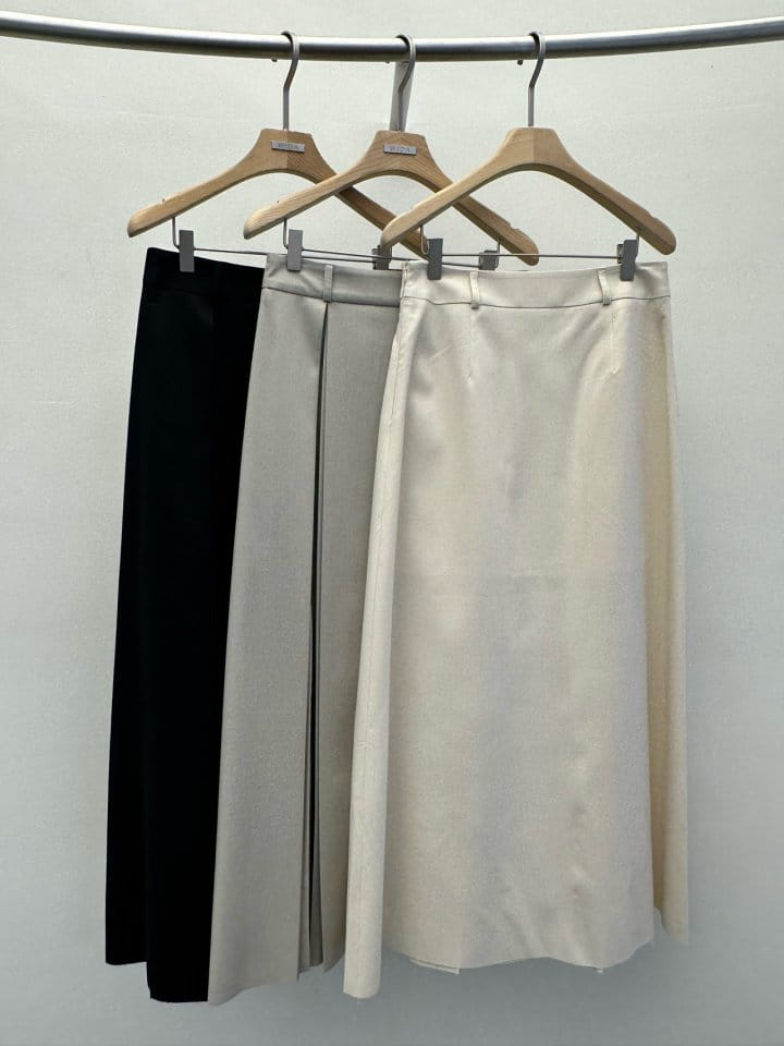 Wida - Korean Women Fashion - #womensfashion - Ser Wrinkle Skirt - 2