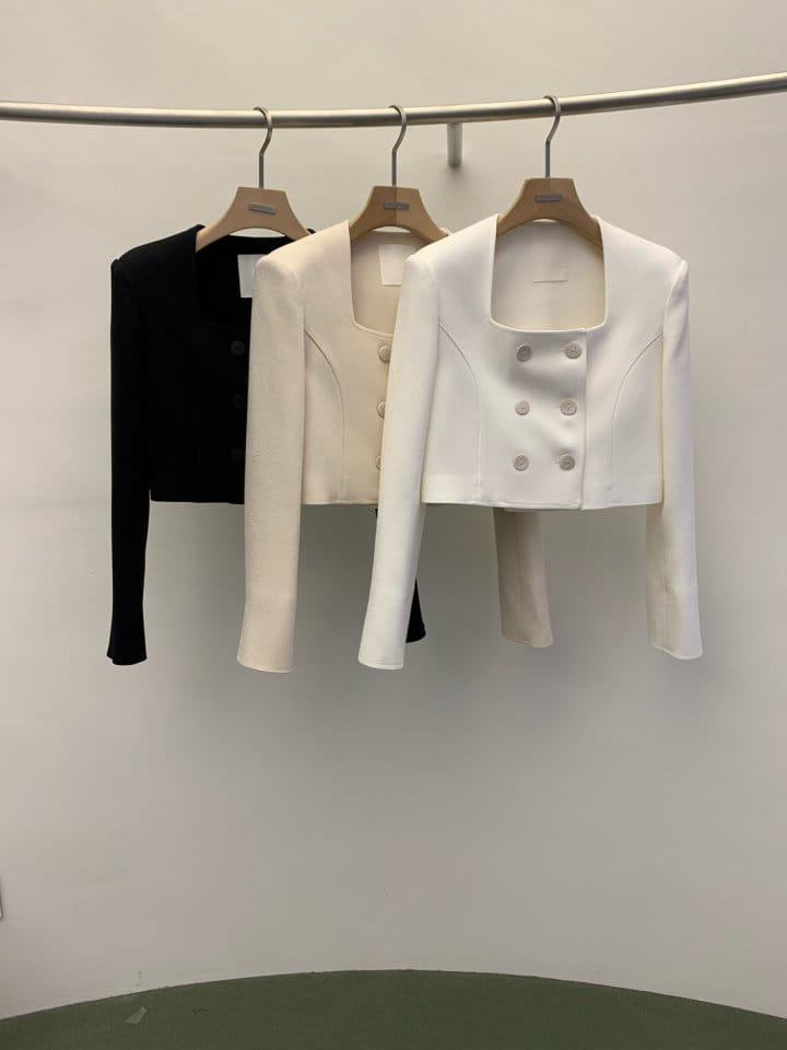 Wida - Korean Women Fashion - #womensfashion - UU U Neck Short Jacket