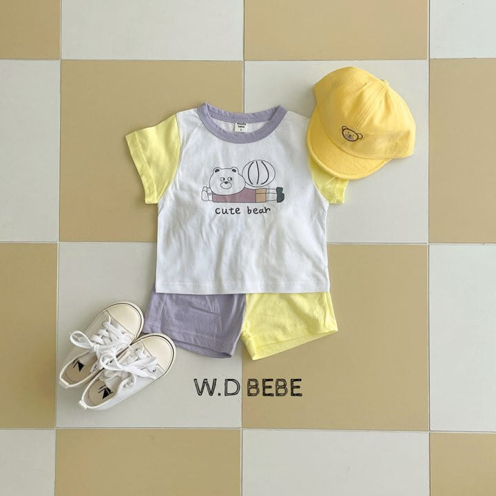 Woodie - Korean Baby Fashion - #babyfashion - Moon Light Top Bottom Set - 3