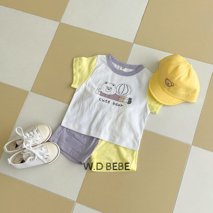 Woodie - Korean Baby Fashion - #babyfashion - Moon Light Top Bottom Set - 4