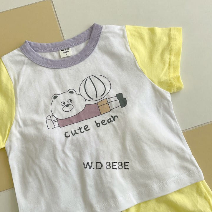 Woodie - Korean Baby Fashion - #babylifestyle - Moon Light Top Bottom Set - 6
