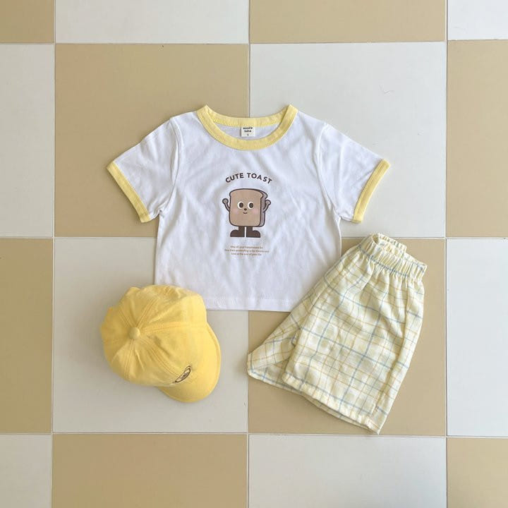 Woodie - Korean Baby Fashion - #babylifestyle - Bread Top Bottom Set - 5