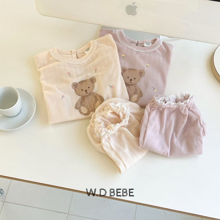 Woodie - Korean Baby Fashion - #babyoutfit - Sharon Top Bottom Set - 3