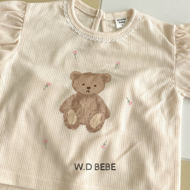 Woodie - Korean Baby Fashion - #onlinebabyshop - Sharon Top Bottom Set - 7