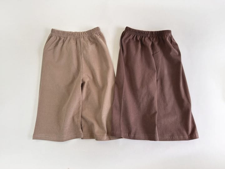 Yerooyena - Korean Children Fashion - #childrensboutique - Wide Capri Pants