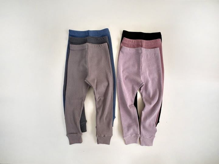 Yerooyena - Korean Children Fashion - #designkidswear - Rib Slop Leggings